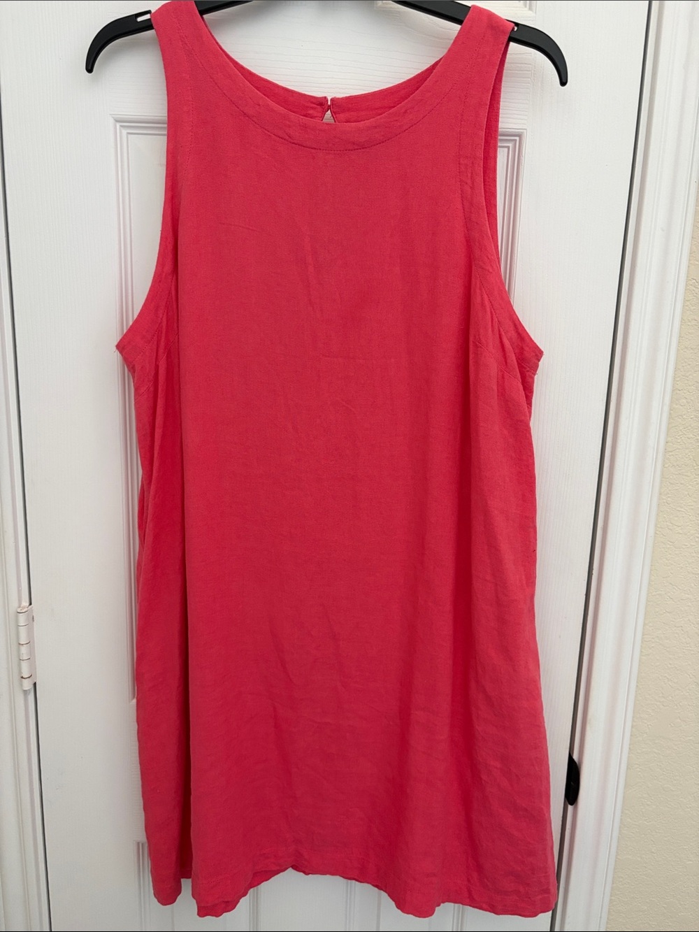 a new day Coral-Pink Sleeveless Shift Dress
